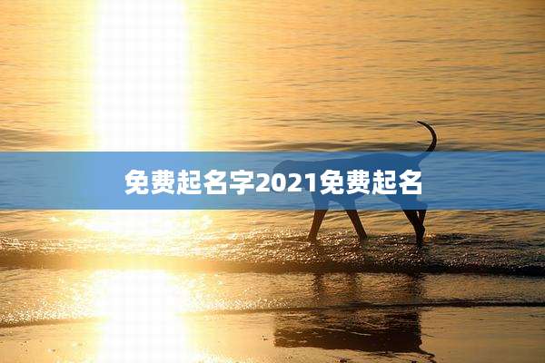 免费起名字2021免费起名