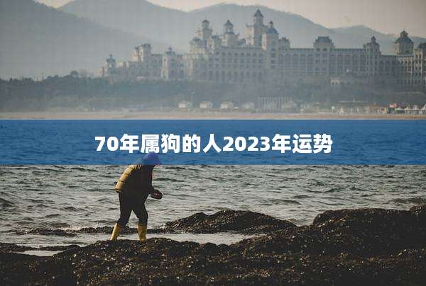70年属狗的人2023年运势