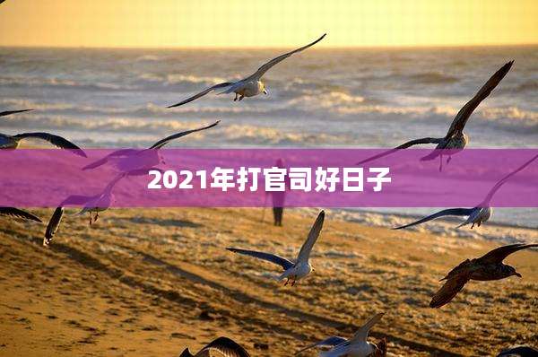 2021年打官司好日子
