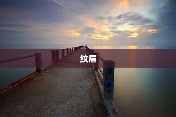 纹眉