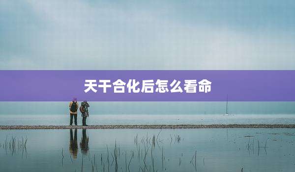 天干合化后怎么看命