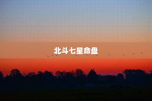北斗七星命盘