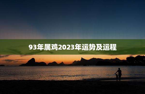 93年属鸡2023年运势及运程