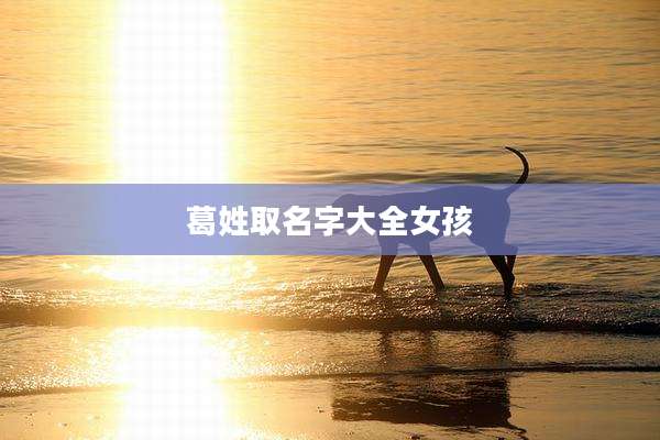 葛姓取名字大全女孩