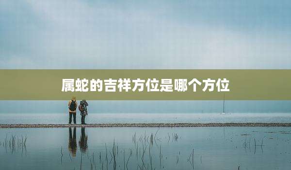 属蛇的吉祥方位是哪个方位