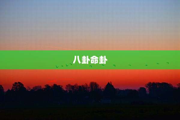 八卦命卦
