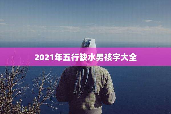 2021年五行缺水男孩字大全