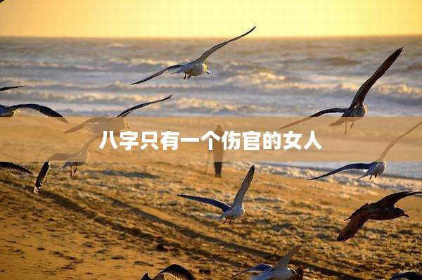 八字只有一个伤官的女人