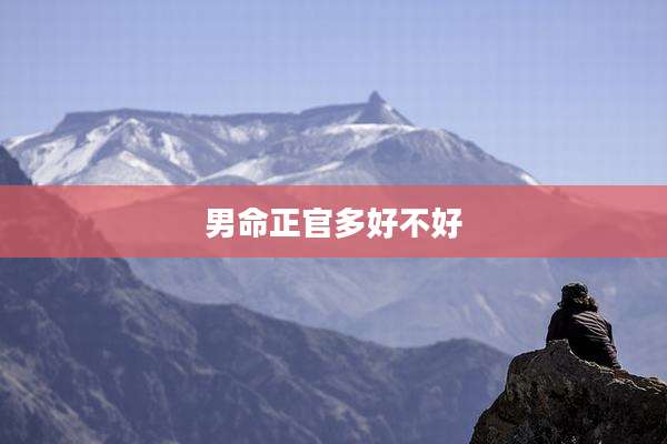男命正官多好不好