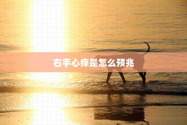 右手心痒是怎么预兆