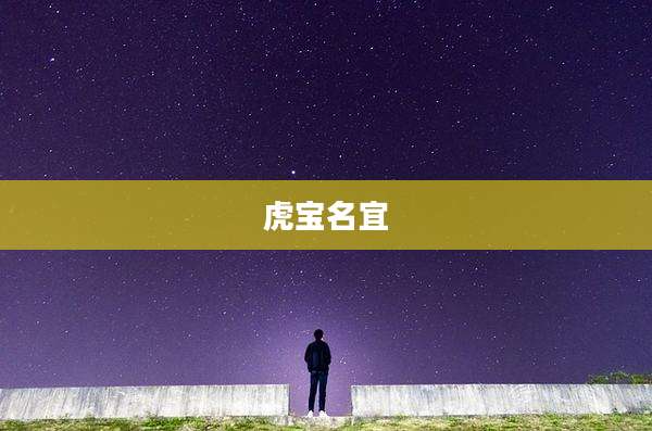虎宝名宜