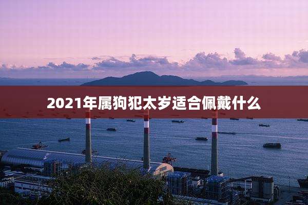 2021年属狗犯太岁适合佩戴什么