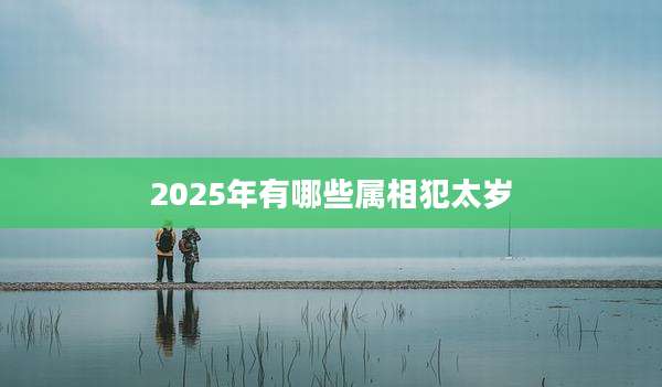 2025年有哪些属相犯太岁