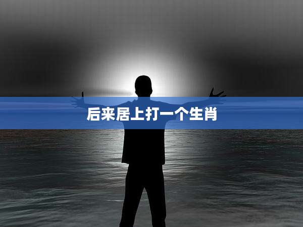 后来居上打一个生肖