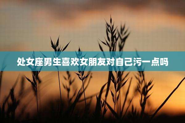 处女座男生喜欢女朋友对自己污一点吗