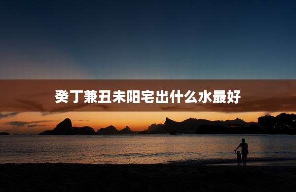 癸丁兼丑未阳宅出什么水最好