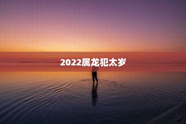 2022属龙犯太岁