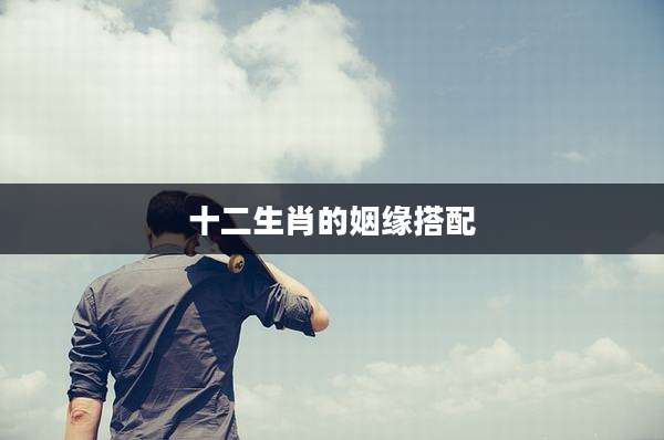 十二生肖的姻缘搭配