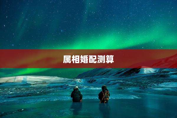 属相婚配测算