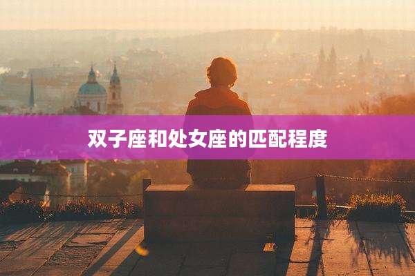 双子座和处女座的匹配程度