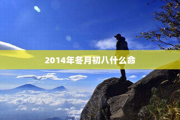 2014年冬月初八什么命