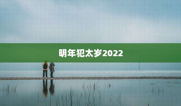明年犯太岁2022