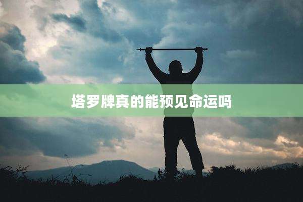 塔罗牌真的能预见命运吗