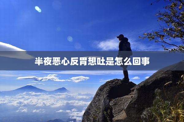 半夜恶心反胃想吐是怎么回事
