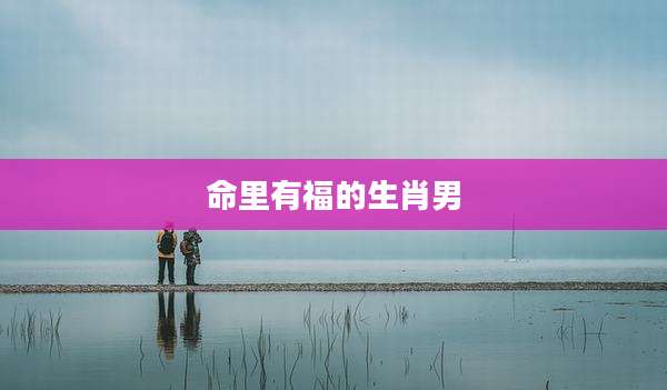 命里有福的生肖男