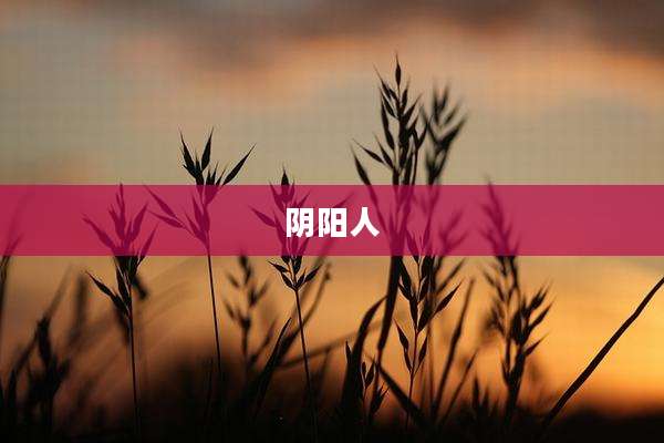 阴阳人