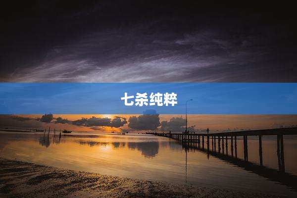 七杀纯粹