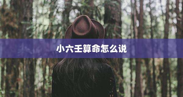 小六壬算命怎么说