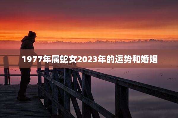 1977年属蛇女2023年的运势和婚姻