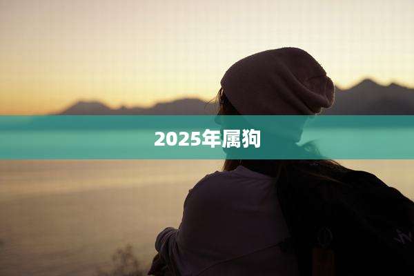 2025年属狗