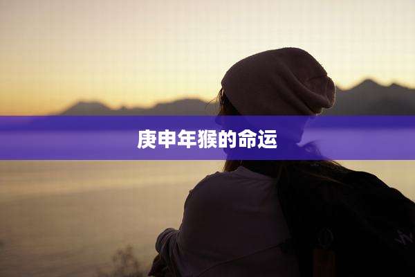 庚申年猴的命运
