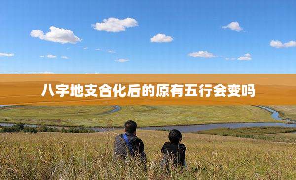 八字地支合化后的原有五行会变吗