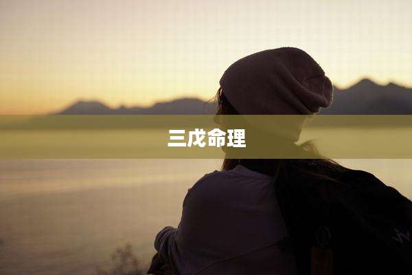 三戊命理