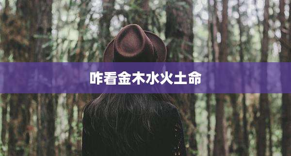 咋看金木水火土命