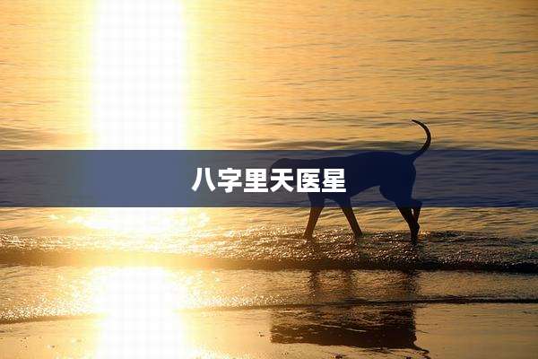 八字里天医星