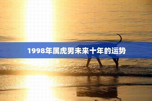 1998年属虎男未来十年的运势