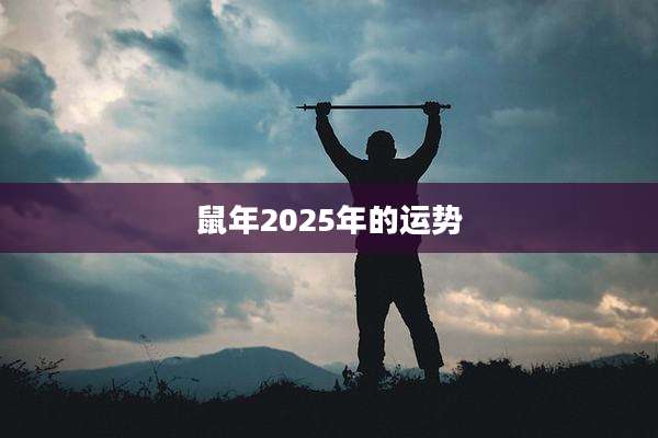鼠年2025年的运势