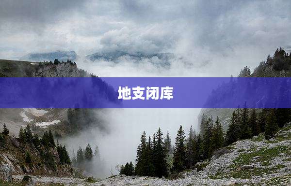 地支闭库