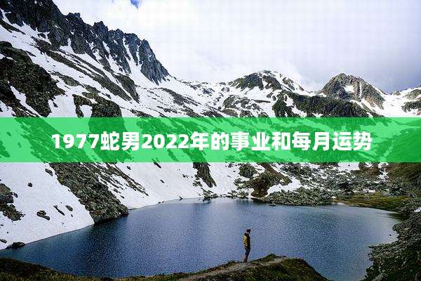 1977蛇男2022年的事业和每月运势