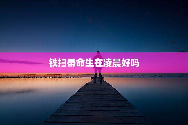 铁扫帚命生在凌晨好吗
