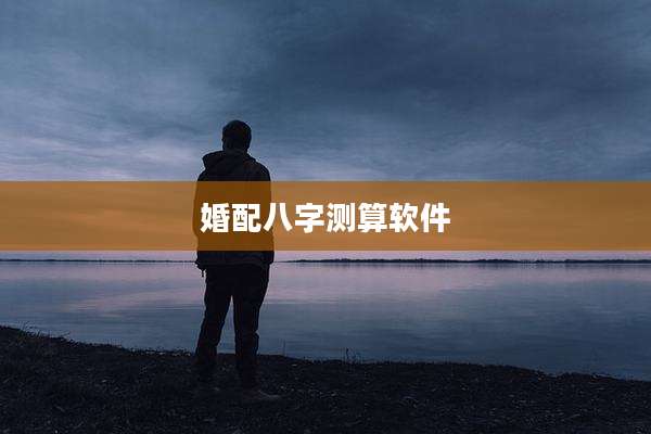 婚配八字测算软件