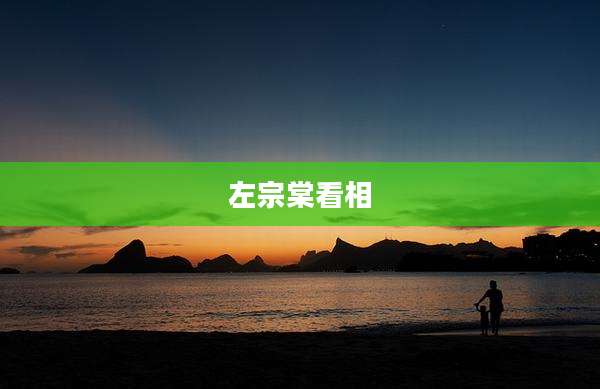 左宗棠看相
