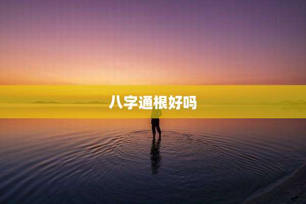 八字通根好吗