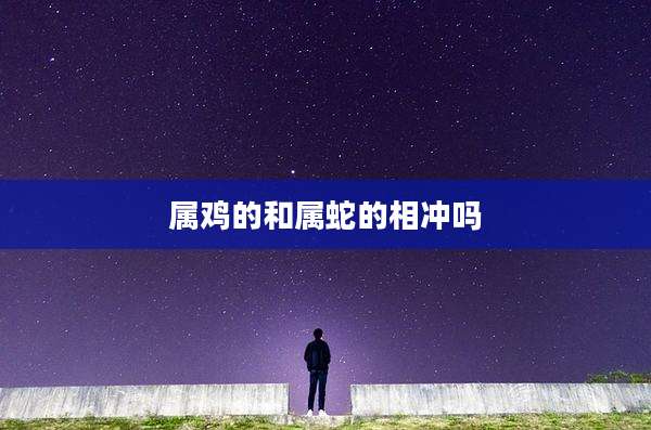 属鸡的和属蛇的相冲吗