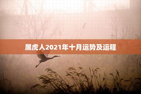 属虎人2021年十月运势及运程