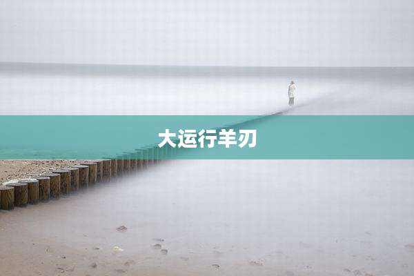 大运行羊刃